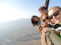Premium hot air balloon Barcelona - sunrise flight over Catalonia